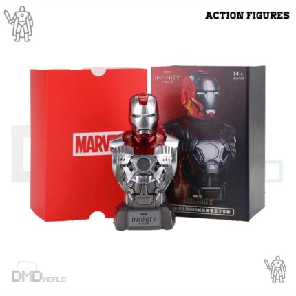 AVENGERS Iron Man Cosplay Mark 5 Bust Head Sculpture Bluetooth Speaker Toy Gift