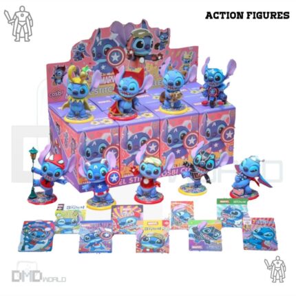 Marvel Comics - Stitch as Marvel Characters Cosbi Collection Blind Box Hot Toys Figure (Display of 8)