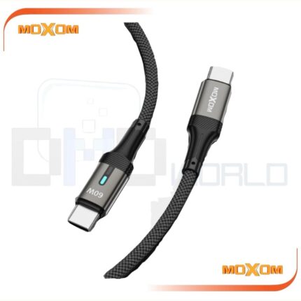 MOXOM MX-CB376 1M 60W SMART POWER OFF TYPE-C TO TYPE-C