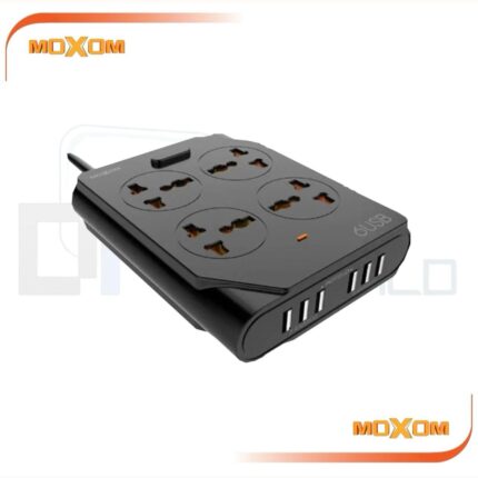 Moxom KH-63Y Extension Lead With USB 6 Ports