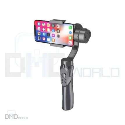DMD 3-Axis Handheld Gimbal stabilizer for smartphones, used to produce smooth video footage