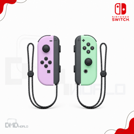 Nintendo Joy-Con (L/R) - Pastel Purple and Pastel Green Controllers