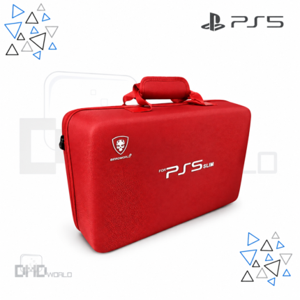 Hard Carrying Storage Case PS5 Slim Red